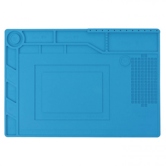 PCWork PCW10B Επιφάνεια εργασίας από σιλικόνη με μαγνήτες και υψηλή αντοχή στη θερμότητα, 390x270mm. - PCWork