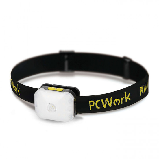 PCWork PCW12B Επαναφορτιζόμενος φακός κεφαλής με φωτεινότητα 200 lumens πιστοποίηση IPX4. - PCWork