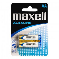 MAXELL AA-LR6/2TEM ALKALINE POWER Αλκαλικές μπαταρίες Maxell AA-LR6, σε blister 2 τεμαχίων. - MAXELL