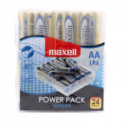 MAXELL AA-LR6/24TEM Αλκαλικές μπαταρίες Maxell AA-LR6, σε blister 24 τεμαχίων. - MAXELL