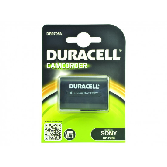 Duracell DR9706A Camcorder Battery 7.4V 650mAh - DURACELL