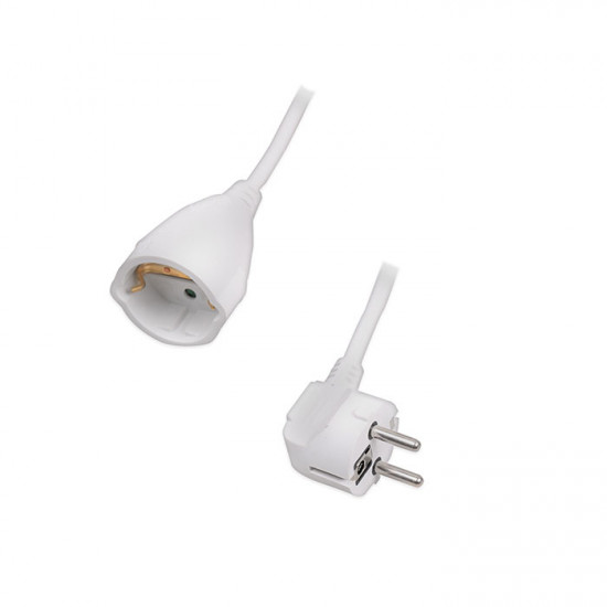 SONORA EC3W100 Προέκταση καλωδίου σούκο 3 μέτρα (3 x 1.5 mm²), σε λευκό χρώμα. - SONORA