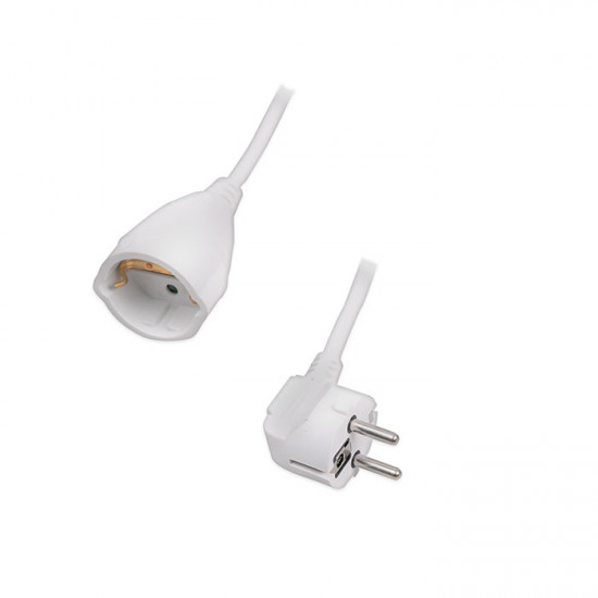 SONORA EC5W100 Προέκταση καλωδίου σούκο 5 μέτρα (3 x 1.5 mm²), σε λευκό χρώμα. - SONORA