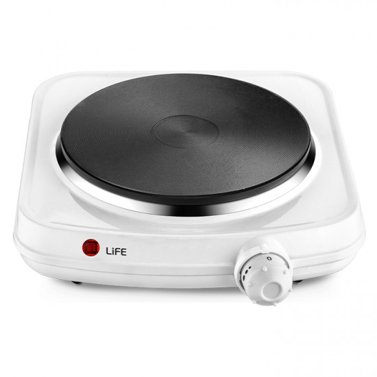LiFE PERFECT COOK Επιτραπέζια μονή ηλεκτρική εστία, 1500W. - LiFE