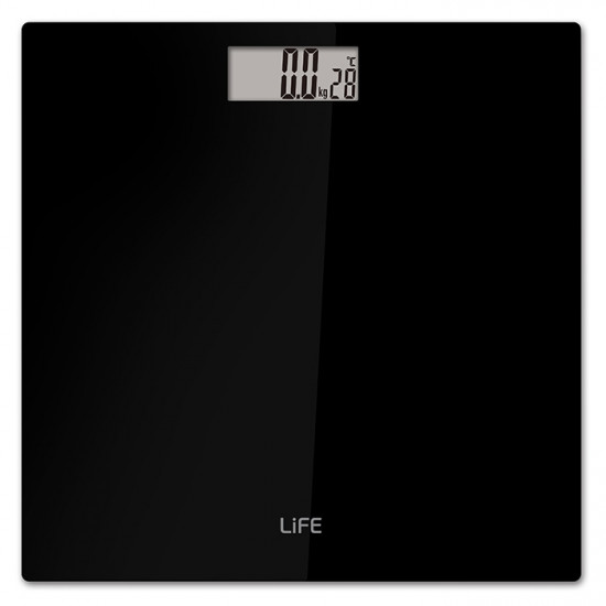 LiFE YOGA Ψηφιακή ζυγαριά μπάνιου με ένδειξη θερμοκρασίας χώρου. - LiFE