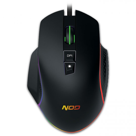 NOD RUN AMOK Ενσύρματο RGB gaming mouse, με ανάλυση έως και 6400 DPI. - NOD
