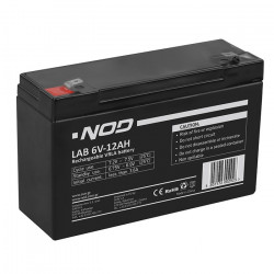 NOD LAB 6V12AH Μπαταρία μολύβδου 6V-12AH. - NOD