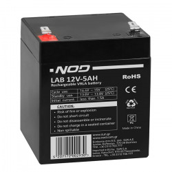 NOD LAB 12V5AH Μπαταρία μολύβδου 12V-5AH. - NOD