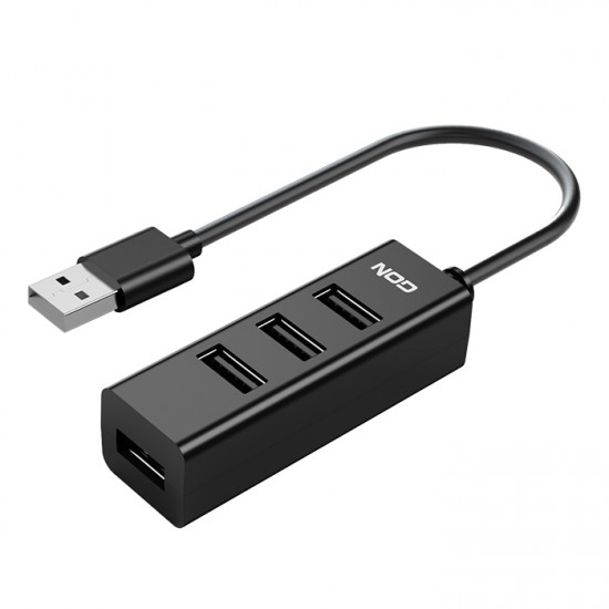 NOD WORK HUB 4.2 USB 2.0 Hub 4 θυρών σε μαύρο χρώμα. - NOD