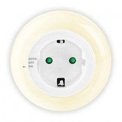 SONORA RING LIGHT Φωτάκι νυκτός LED με pass through πρίζα σούκο. - SONORA
