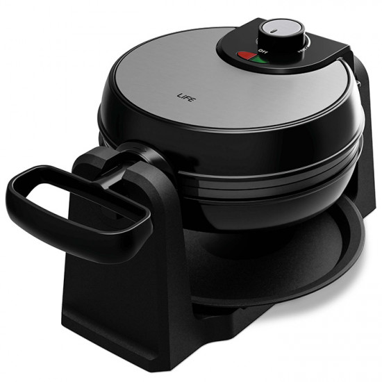 LiFE WAFFLE PRO Περιστρεφόμενη βαφλιέρα, 1000W. - LiFE