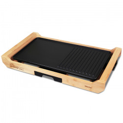 LiFE JAPANESE GRILL Ηλεκτρική γκριλιέρα Teppanyaki με πλαίσιο από bamboo, 1800W - LiFE