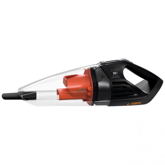 LiFE e-FORTE Επαναφορτιζόμενο σκουπάκι χειρός wet & dry 14.8V, με μπαταρία λιθίου 2200 mAh. - LiFE