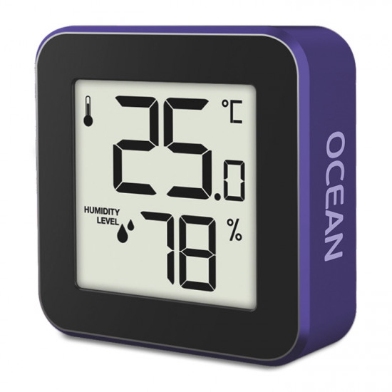 LiFE ALU MINI OCEAN Ψηφιακό θερμόμετρο και υγρόμετρο εσωτερικού χώρου. - LiFE