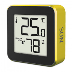 LiFE ALU MINI SUN Ψηφιακό θερμόμετρο και υγρόμετρο εσωτερικού χώρου. - LiFE