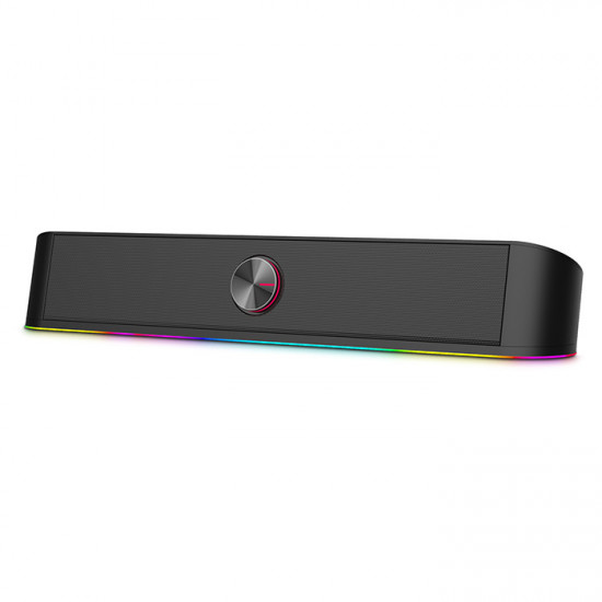 NOD AIRGLOW RGB Soundbar PC Speaker 2.0, 6W. - NOD