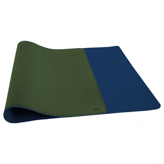 NOD STATUS XL GREEN-BLUE XL Δερμάτινο mousepad διπλής όψης, λαδί-βαθύ μπλε, 800x345x1.8mm. - NOD