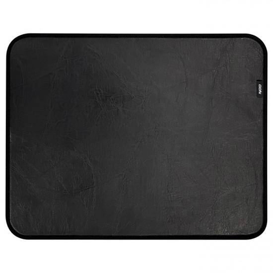 NOD FRESH BLACK Δερμάτινο mousepad σε μαύρο χρώμα, 350x270x3mm. - NOD