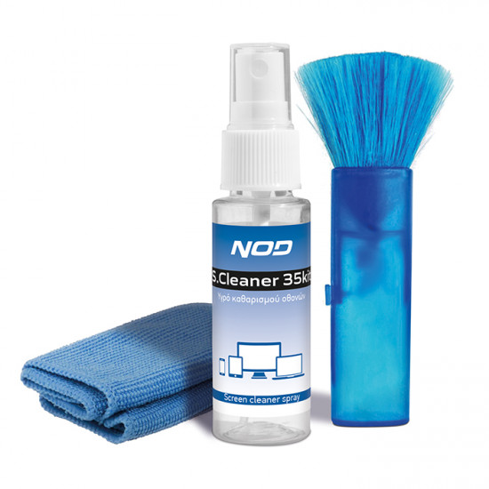 NOD S.CLEANER 35KIT 3-σε-1 σετ καθαρισμού οθονών, 35ml. - NOD