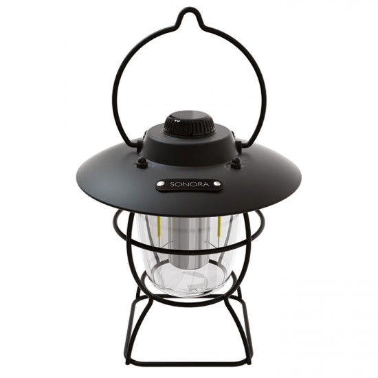SONORA LILY BLACK Επαναφορτιζόμενο φαναράκι LED εξωτερικού χώρου, 3.2W - SONORA