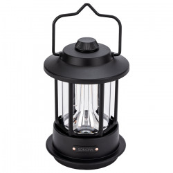 SONORA AMELIA BLACK Επαναφορτιζόμενο φαναράκι LED εξωτερικού χώρου, 5W - SONORA