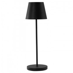 SONORA ISABELLA BLACK Επαναφορτιζόμενο επιτραπέζιο φωτιστικό LED με ασύρματη φόρτιση, 2.3W - SONORA