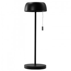SONORA CLAIRE BLACK Επαναφορτιζόμενο επιτραπέζιο φωτιστικό LED με ασύρματη φόρτιση, 2.2W - SONORA