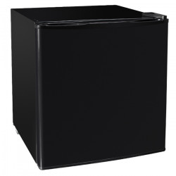 LiFE JUNIOR SUITE Black Ψυγείο Mini Bar 41L με εσωτερικό φωτισμό LED, ενεργειακής κλάσης E, σε μαύρο χρώμα. - LiFE