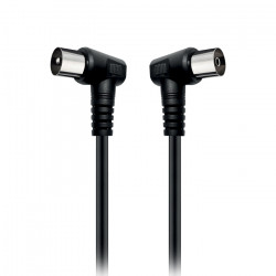 NOD AC90-3B BLACK Καλώδιο κεραίας υπό γωνία 90°, RF αρσενικό - RF θηλυκό, 3m - NOD