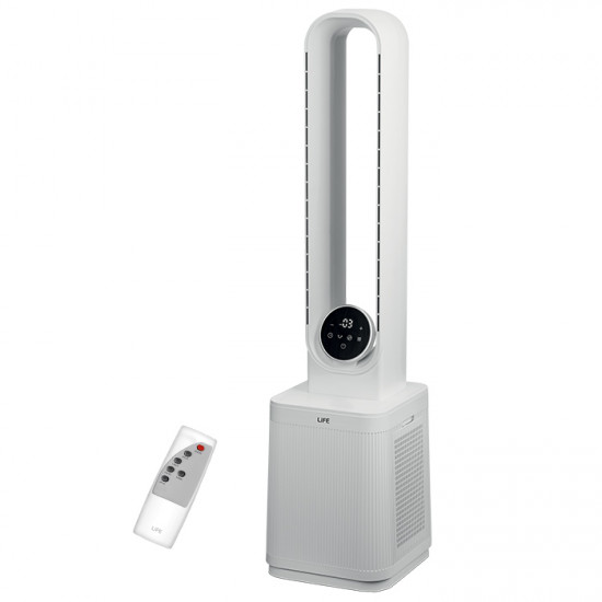 LiFE AQUILO Bladeless ανεμιστήρας στήλη 42” με τηλεχειριστήριο, 65W   - LiFE
