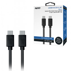 NOD UC60-CC10-1.5C Καλώδιο USB 3.2 Gen2x1 Τype-C αρσενικό σε Τype-C αρσενικό 60W, 1.5m - NOD