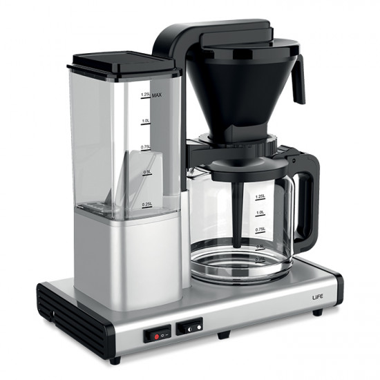 LiFE SYMBOL S Silver Matt Series Καφετιέρα φίλτρου 1.25L, 1400W - LiFE