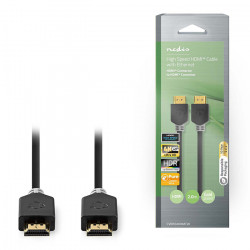 NEDIS CVBW34000AT20 Καλώδιο Premium High speed HDMI with Ethernet, HDMI αρσ. - HDMI αρσ. 2.00m. - NEDIS
