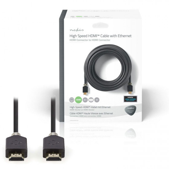 NEDIS CVBW34000AT200 Καλώδιο High Speed HDMI with Ethernet, HDMI αρσ. - HDMI αρσ. 20m. - NEDIS
