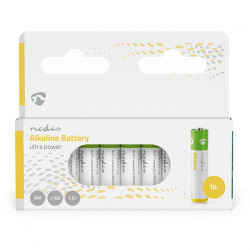 NEDIS BAAKLR0310BL Αλκαλικές μπαταρίες 1.5V AAA, σε συσκευασία 10 τεμαχίων. - NEDIS