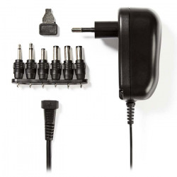 NEDIS ACPA001 Universal τροφοδοτικό switching 12W με συμπαγή σχεδιασμό έξοδο 3-12V και ενδεικτική λυχνία LED. - NEDIS