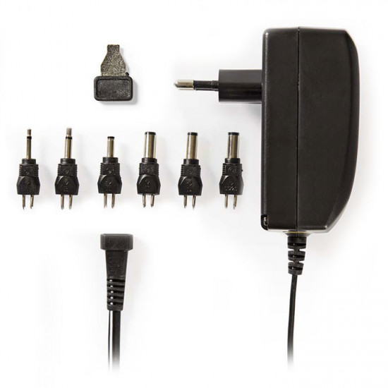 NEDIS ACPA003 Universal τροφοδοτικό 24W switching με συμπαγή σχεδιασμό έξοδο 9-24V και ενδεικτική λυχνία LED. - NEDIS