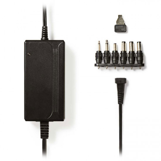 NEDIS ACPA008 Universal τροφοδοτικό 27W switching με συμπαγή σχεδιασμό έξοδο 3-12V και ενδεικτική λυχνία LED. - NEDIS