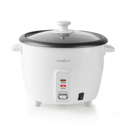 NEDIS KARC06WT Βραστήρας ρυζιού 0,6L, σε λευκό χρώμα. - NEDIS