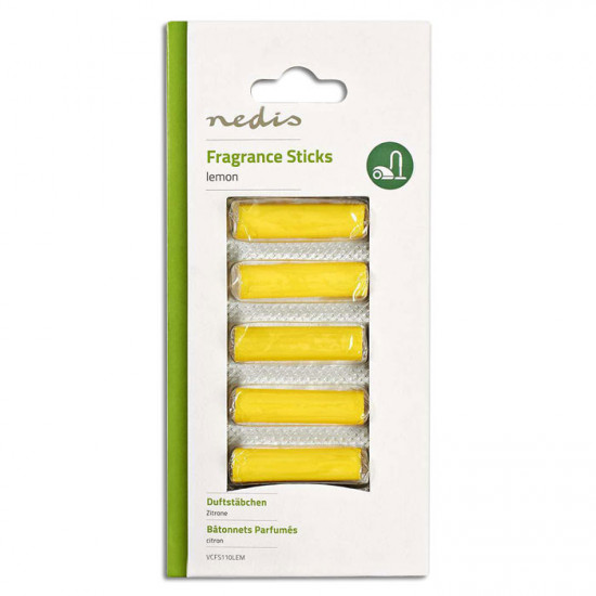 NEDIS VCFS110LEM Αρωματικά sticks για ηλεκτρικές σκούπες, με άρωμα λεμονιού. - NEDIS