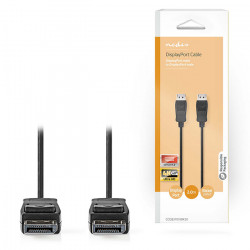 NEDIS CCGB37010BK20 Καλώδιο DisplayPort αρσ.- DisplayPort αρσ., 2.00m, σε συσκευασία blister. - NEDIS