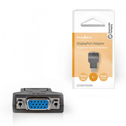 NEDIS CCGB37935BK Αντάπτορας DisplayPort αρσ. σε VGA θηλ., σε μαύρο χρώμα. - NEDIS