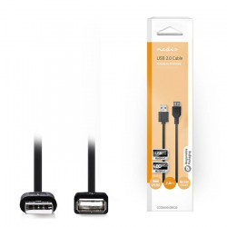 NEDIS CCGB60010BK20 Καλώδιο USB High-Speed A αρσ. - USB Α θηλ., 2.00m. - NEDIS