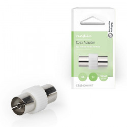 NEDIS CSGB40941WT Αντάπτορας RF (Μούφα) θηλ. - θηλ. σε άσπρο χρώμα. - NEDIS