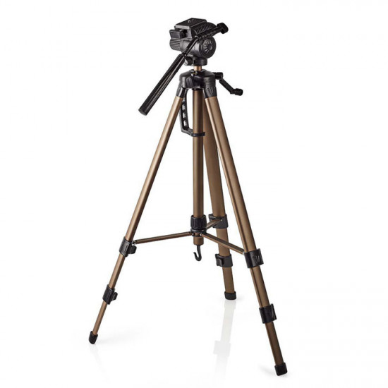 NEDIS TPOD2300BZ Τρίποδο αλουμινίου με max ύψος 161 cm για φωτογραφικές μηχανές και βιντεοκάμερες. - NEDIS