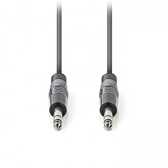 NEDIS COTH23020GY15 Καλώδιο ήχου stereo 6.35mm αρσ. - 6.35mm αρσ., 1.50m. - NEDIS