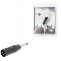 NEDIS COTP15942BK Αντάπτορας XLR 3-Pin αρσ. σε 6.35 mm mono αρσ. - NEDIS
