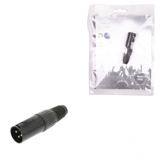 NEDIS COTP15900BK Βύσμα XLR 3-Pin αρσ. - NEDIS