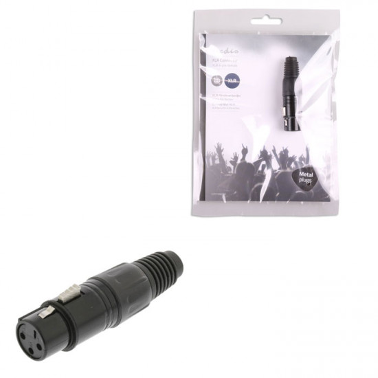 NEDIS COTP15902BK Βύσμα Canon XLR 3-Pin θηλ. - NEDIS
