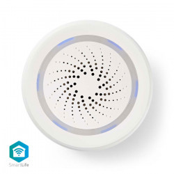 NEDIS WIFISI10CWT WiFi έξυπνη σειρήνα, 85dB. - NEDIS